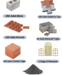 Minyatür Bims (Medium 2) İnşaat Seti